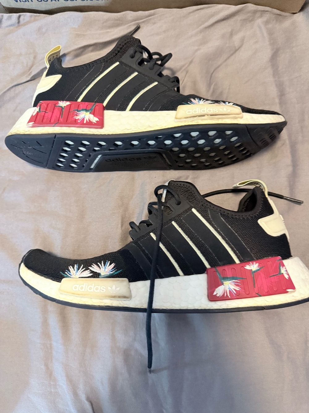 Nike NMD with cool designs on the shoe